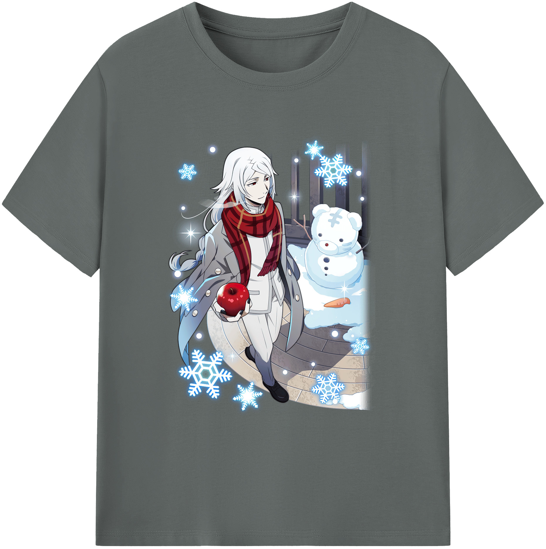 （画像用） 文豪ストレイドッグス Bungo Stray Dogs 綿100％ メンズ半袖Tシャツ｜肌触りやわらか＆通気性